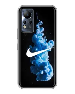 Чехол для Infinix Note 11 Pro с картинкой «Nike и синий дым»