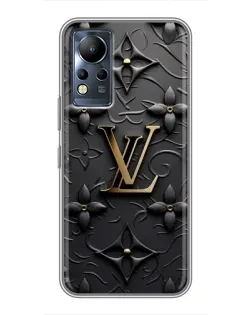 Чехол для Infinix Note 11 Pro с картинкой «Кожаная текстура LV»