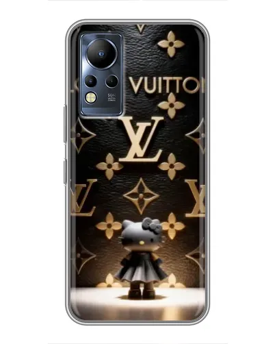 Чехол для Infinix Note 11 Pro с картинкой «Монограмма с фигурой» Чехол для Infinix Note 11 Pro с картинкой «Монограмма с фигурой»