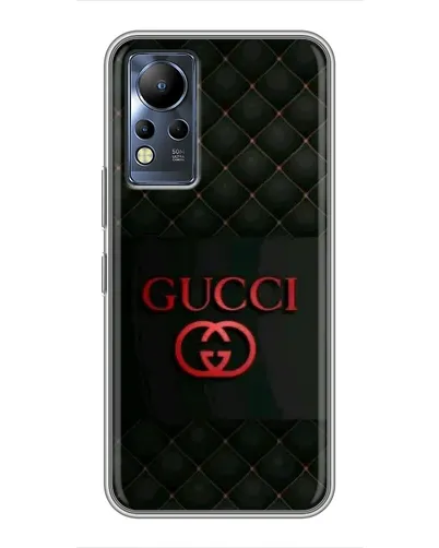 Чехол для Infinix Note 11 Pro с картинкой «Gucci — стеганый черный»