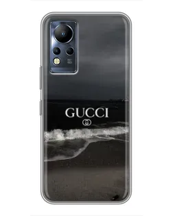 Чехол для Infinix Note 11 Pro с картинкой «Gucci — морской прибой»