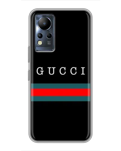Чехол для Infinix Note 11 Pro с картинкой «Gucci — красный пояс»