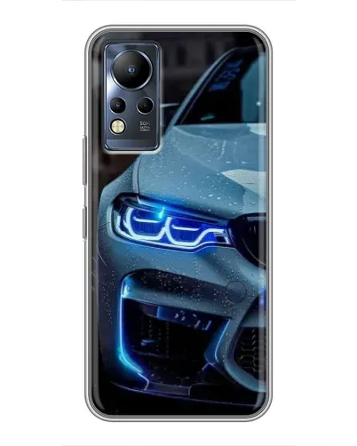 Чехол для Infinix Note 11 Pro с картинкой «Взгляд BMW с синими фарами» Чехол для Infinix Note 11 Pro с картинкой «Взгляд BMW с синими фарами»