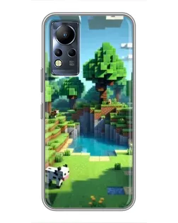Чехол для Infinix Note 11 Pro с картинкой «Minecraft летний день»
