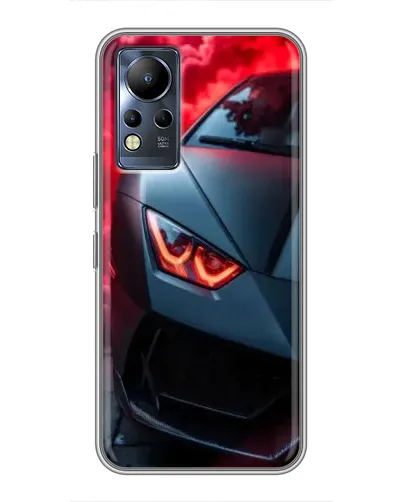 Чехол для Infinix Note 11 Pro с картинкой «Lamborghini красное сияние»