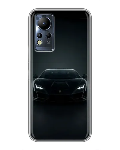 Чехол для Infinix Note 11 Pro с картинкой «Черный Lamborghini Aventador»