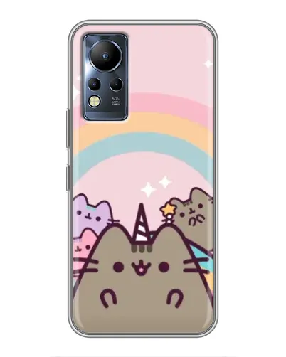 Чехол для Infinix Note 11 Pro с картинкой «Единорог Pusheen»