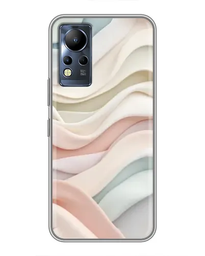 Чохол для Infinix Note 11 Pro з картинкою «Пастельні ніжні хвилі»