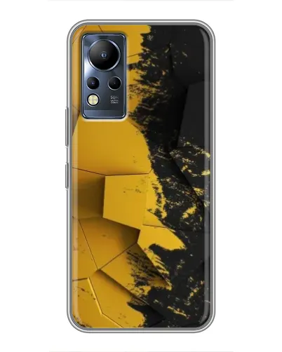 Чохол для Infinix Note 11 Pro з картинкою «Золоті уламки геометрії»