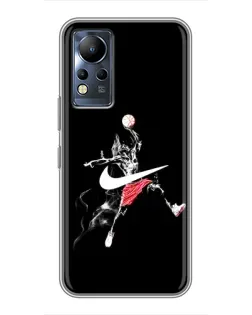Чехол для Infinix Note 11 с картинкой «Jordan Jumpman»