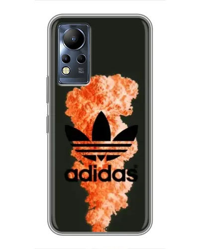 Чохол для Infinix Note 11 з картинкою «Помаранчевий дим Adidas»