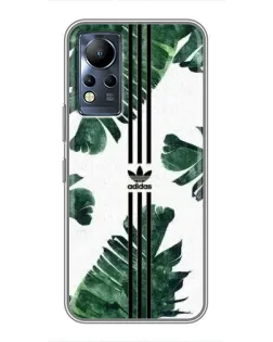 Чохол для Infinix Note 11 з картинкою «Пальмове листя адідас»