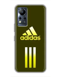 Чохол для Infinix Note 11 з картинкою «Оливковий градієнт Adidas»