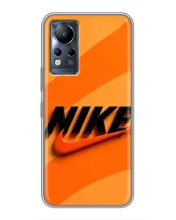 Чохол для Infinix Note 11 з картинкою «Помаранчевий драйв Nike»