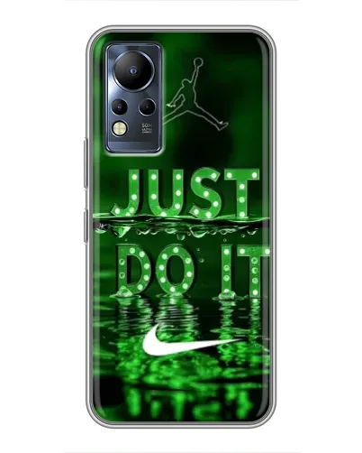 Чохол для Infinix Note 11 з картинкою «Зелений неоновий Nike»