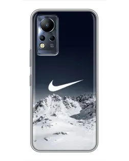 Чохол для Infinix Note 11 з картинкою «Nike — зимові гори»