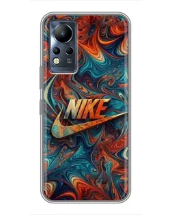 Чохол для Infinix Note 11 з картинкою «Nike в абстракції»