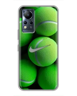 Чохол для Infinix Note 11 з картинкою «Тенісні м'ячі Найк»