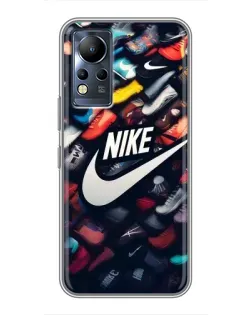 Чохол для Infinix Note 11 з картинкою «Колекція кросівок Nike»