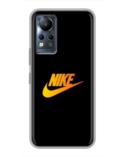Чохол для Infinix Note 11 з картинкою «Золотий логотип Nike»
