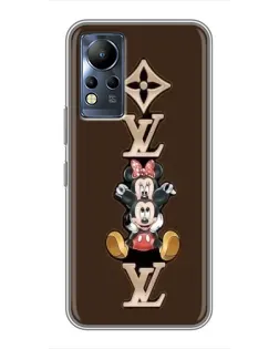 Чохол для Infinix Note 11 з картинкою «LV та Міккі Маус»