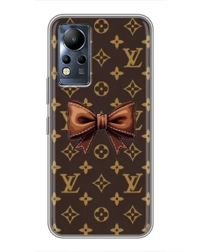 Чохол для Infinix Note 11 з картинкою «LV з бантом»