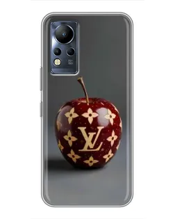 Чохол для Infinix Note 11 з картинкою «Червоне яблуко LV»
