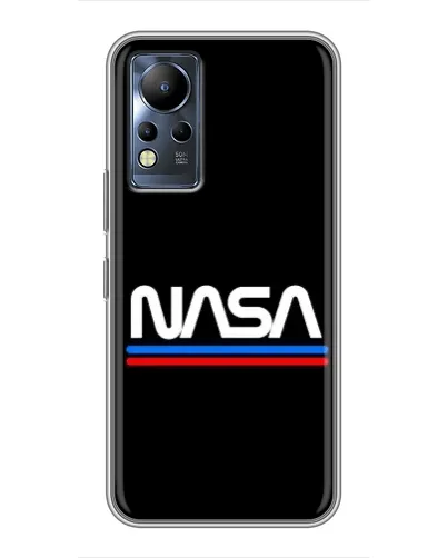 Чохол для Infinix Note 11 з картинкою «NASA — класика Red Blue»