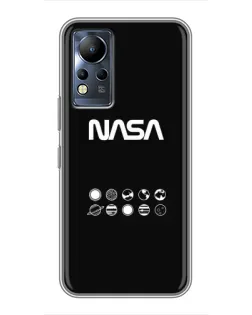 Чохол для Infinix Note 11 з картинкою «NASA — технічний принт»