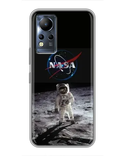 Чохол для Infinix Note 11 з картинкою «Астронавт на Місяці»