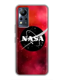Чохол для Infinix Note 11 з картинкою «NASA — червона туманність»