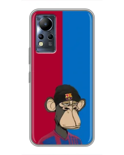 Чохол для Infinix Note 11 з картинкою «Bored Ape — фанат Барси»