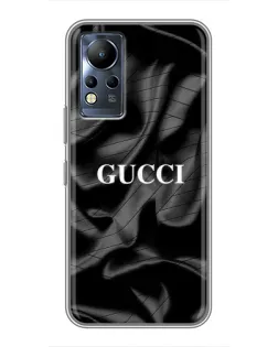 Чохол для Infinix Note 11 з картинкою «Gucci — шовкові хвилі»