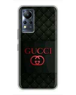 Чохол для Infinix Note 11 з картинкою «Gucci — стьобаний чорний»