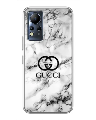 Чохол для Infinix Note 11 з картинкою «Gucci — мармуровий шик»