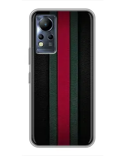 Чохол для Infinix Note 11 з картинкою «Gucci — неонова лінія»