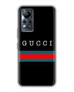 Чохол для Infinix Note 11 з картинкою «Gucci — червоний пояс»