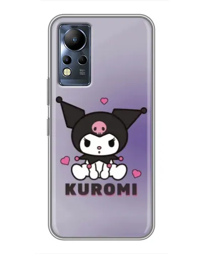 Чохол для Infinix Note 11 з картинкою «Kuromi — фіолетовий арт»