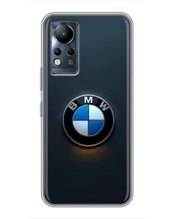Чехол для Infinix Note 11 с картинкой «Логотип BMW — минимализм»