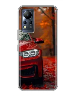 Чехол для Infinix Note 11 с картинкой «Осенняя BMW M4»