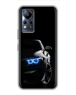 Чехол для Infinix Note 11 с картинкой «BMW — ночной взгляд» Чехол для Infinix Note 11 с картинкой «BMW — ночной взгляд»