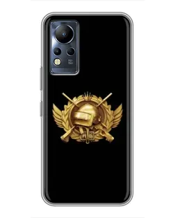Чохол для Infinix Note 11 з картинкою «PUBG — помаранчевий градієнт»