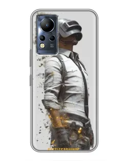 Чохол для Infinix Note 11 з картинкою «PUBG — боєць у пилу»