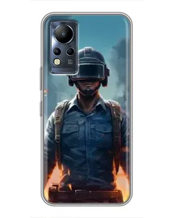 Чохол для Infinix Note 11 з картинкою «PUBG — реалістичний герой»
