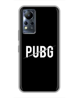 Чохол для Infinix Note 11 з картинкою «PUBG — білий логотип»