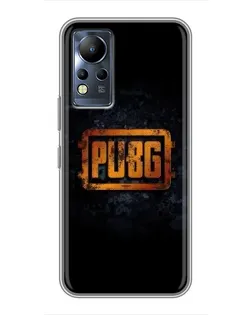 Чохол для Infinix Note 11 з картинкою «PUBG — золотий логотип»