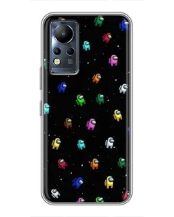 Чохол для Infinix Note 11 з картинкою «Екіпаж Among Us»