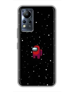Чохол для Infinix Note 11 з картинкою «Червоний Among Us»