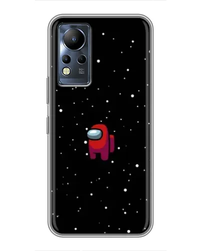 Чохол для Infinix Note 11 з картинкою «Червоний Among Us»
