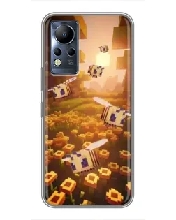 Чохол для Infinix Note 11 з картинкою «Поле соняшників»